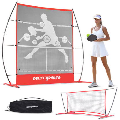 Pickleball Practice Rebounder Net: Pickleball Rebounder or 6FT Mini Pickle Ball Net Portable