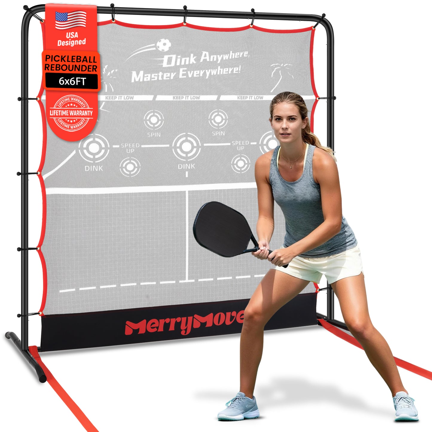 Pickleball Rebounder Practice Net