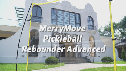 Pickleball Practice Rebounder Net: Portable 2in1 Trainer for Indoor Outdoor Dink Volley