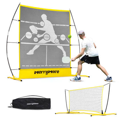 Pickleball Practice Rebounder Net: Pickleball Rebounder or 6FT Mini Pickle Ball Net Portable
